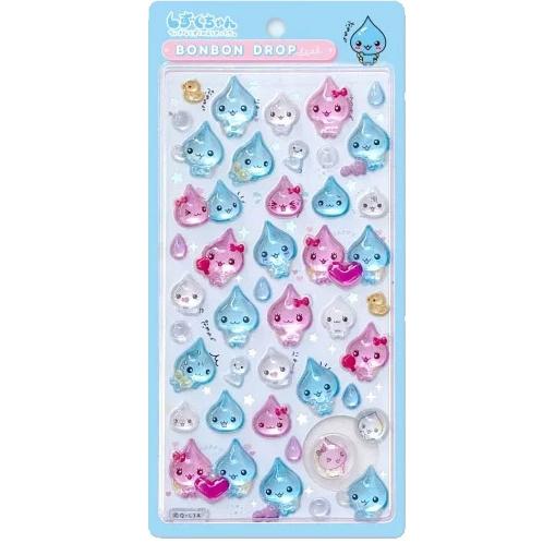 サンスター文具 しずくちゃん ボンボンドロップシール しずくちゃんA