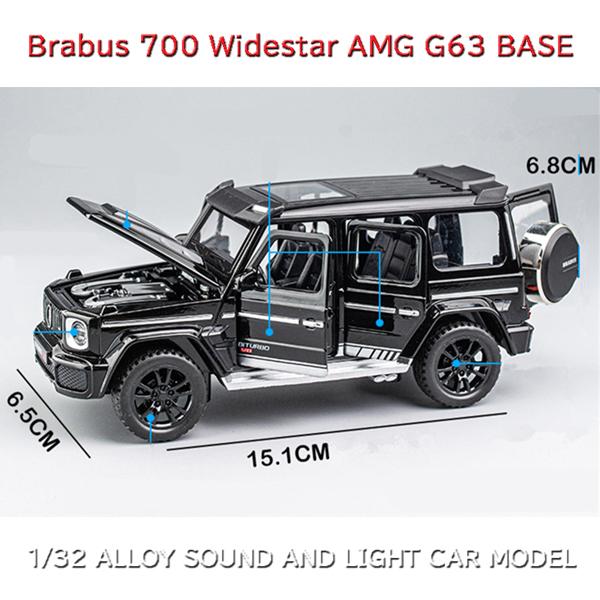 メルセデス ベンツ BRABUS 700 Widestar G63 1/32 ミニカー 全3色