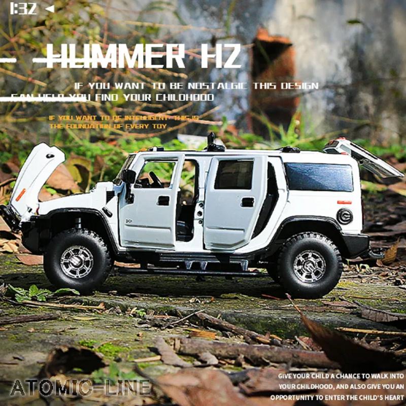 HUMMER（ハマー） H2 1/32 ミニカー 全4色 ＋1タイプ ライト点灯