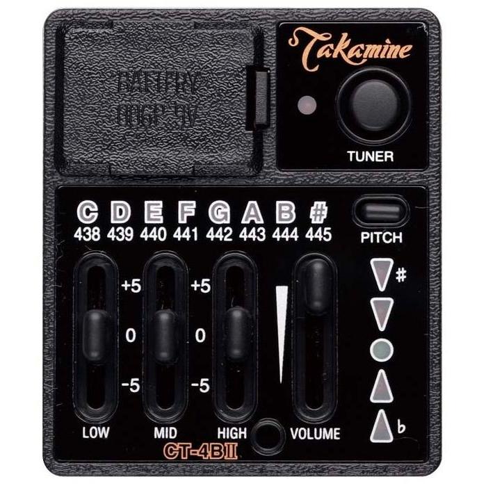 Takamine CT-4BII PTUプリアンプ 送料無料 新品 タカミネ交換用