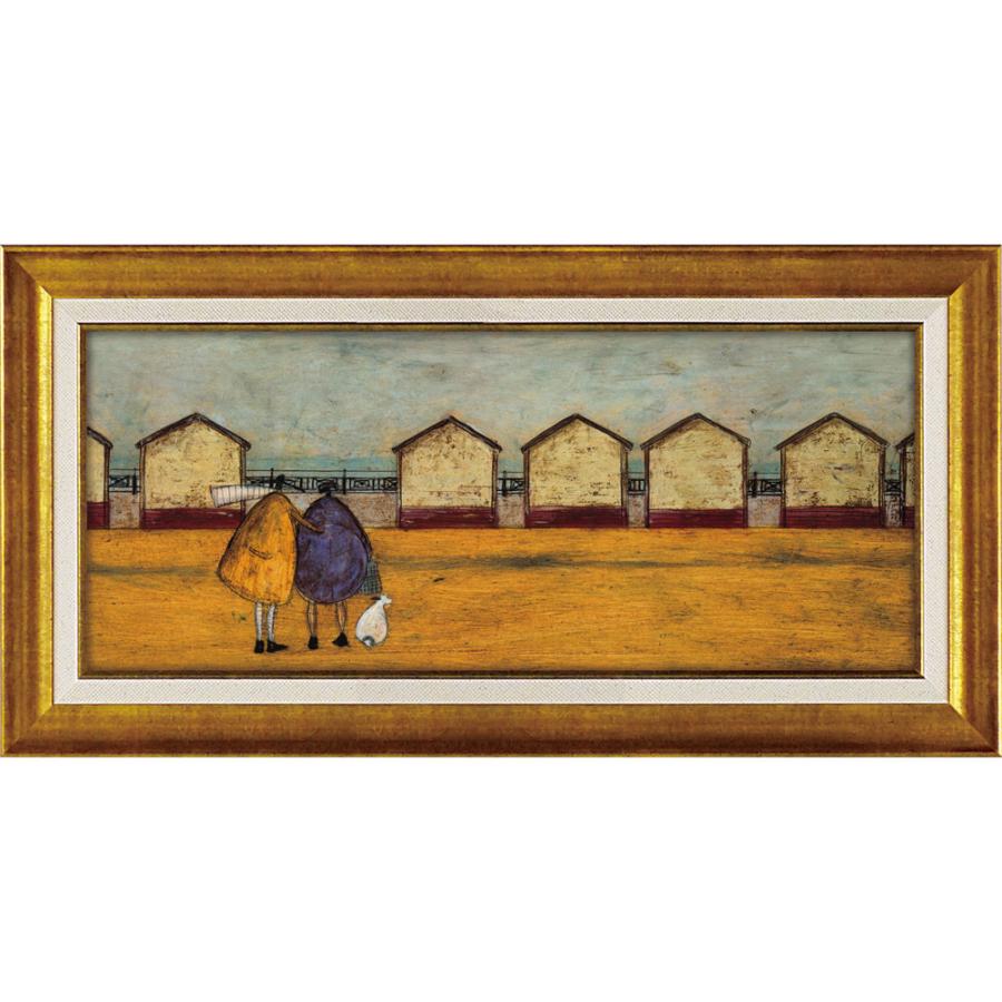 絵画 サム トフト「海の家から海が見える」 アートフレーム インテリア