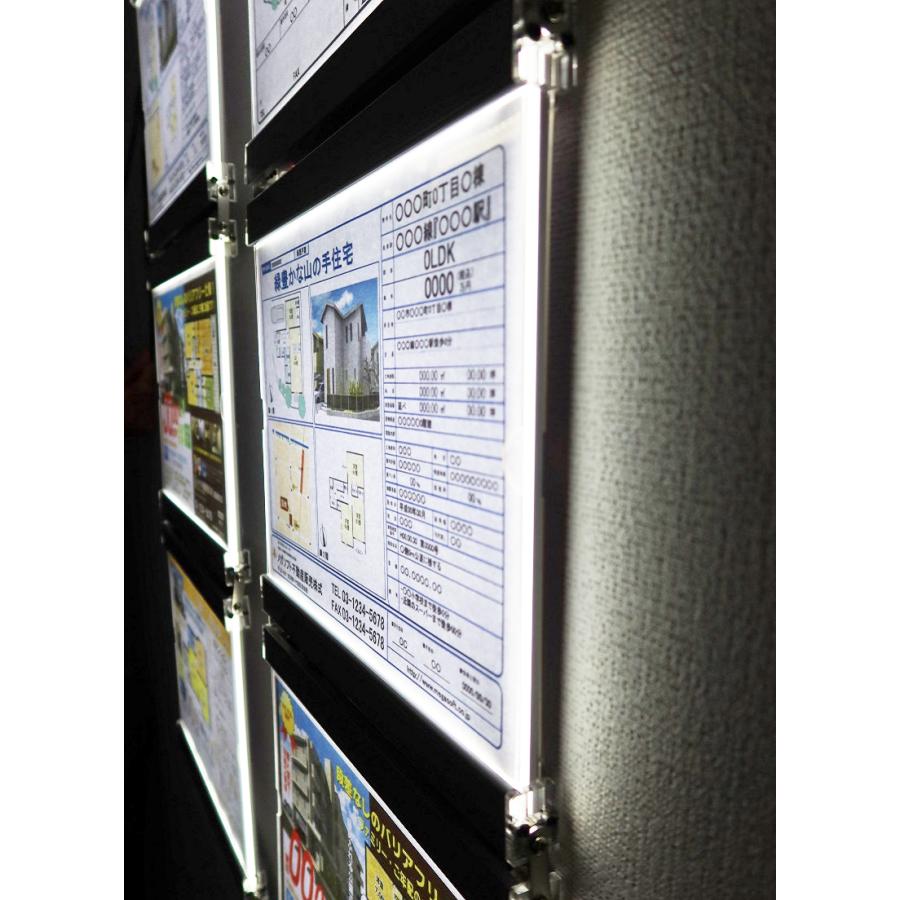 不動産専用LEDライトパネル 物件掲示用LEDパネル 8000Lux A4サイズ