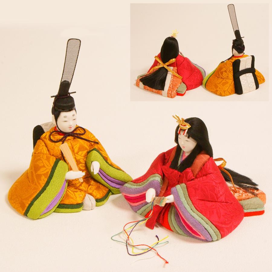 雛人形 親王飾り 貴宝雛124 ゆうき作 江戸木目込人形 【店頭展示品特価