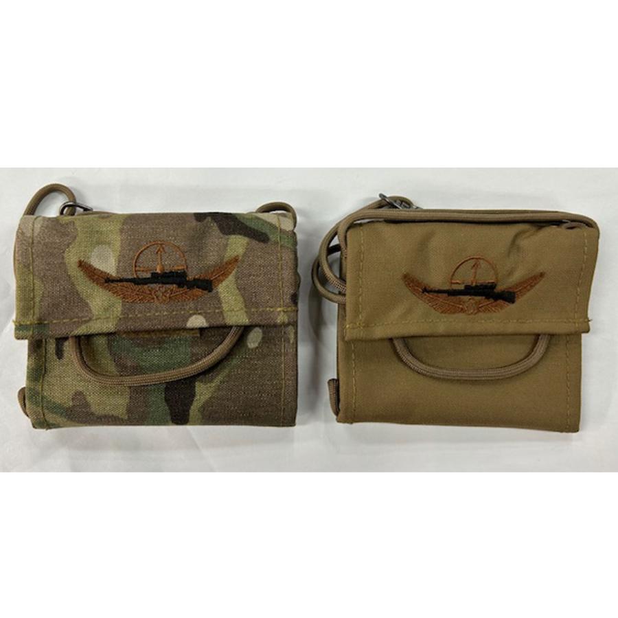 KAITO身分証入れ狙撃徽章入り(陸上自衛隊/迷彩/OD/TAN/訓練小物/身分証