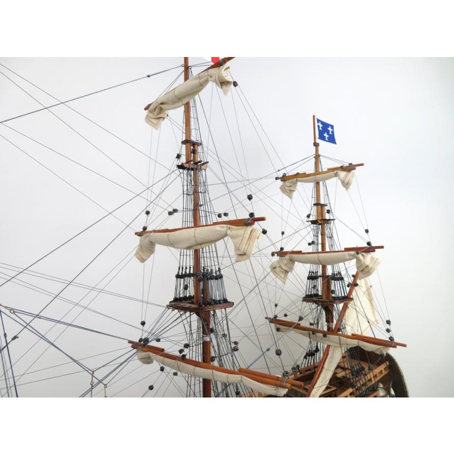 帆船模型 完成品 木製 ラ ロワイヤル La royale 全長 94cm T059