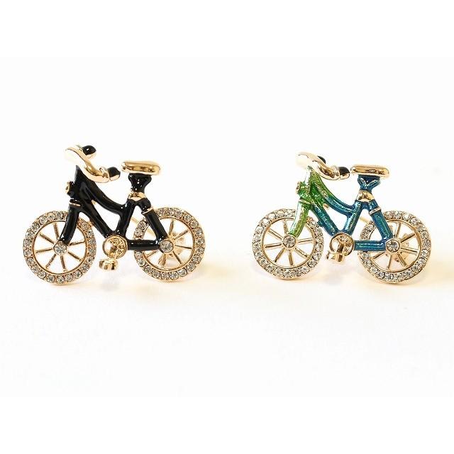 ブローチ 自転車モチーフ アンティーク 自転車 フォーマル ライン