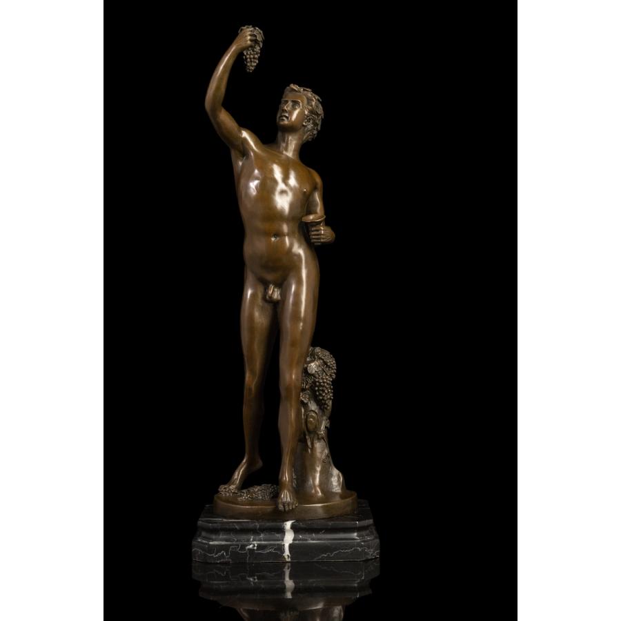 大人気ブロンズ像 裸男子 インテリア家具 置物 彫刻 銅像 彫像 美術品