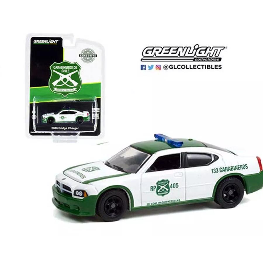 グリーンライト 1/64 ダッジ チャージャー ポリス チリ Greenlight