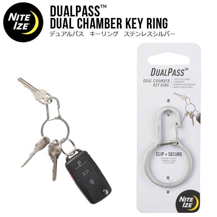 NITE IZE（ナイトアイズ） デュアルパス キーリング DUALPASS DUAL