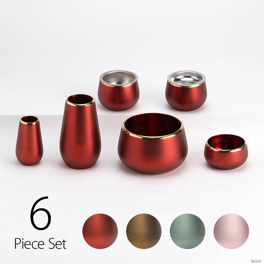 仏具セット トキオ 6点 -おりんなし- （仏具セット ミニ モダン仏具