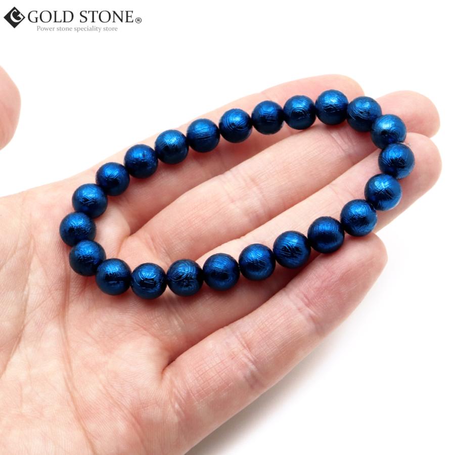 GOLD STONE ギベオン 鉄隕石 メテオライト ブレスレット 8mm 新色