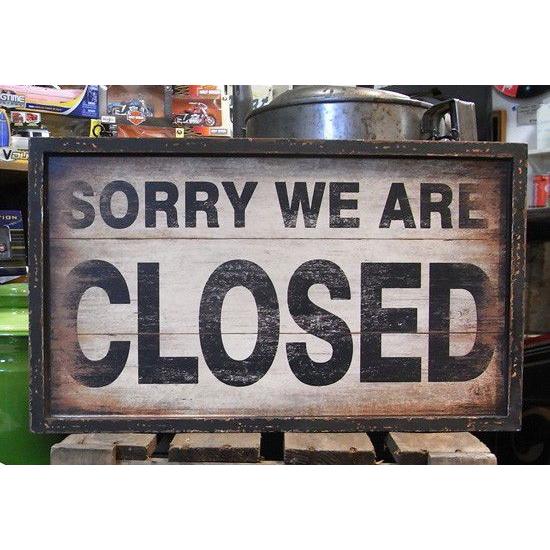 木製看板 オープン クローズ アンティーク サインボード アメリカン