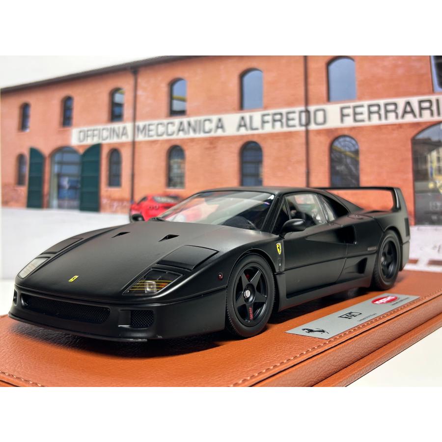 B.B.R 新発売！ BBR 京商 1/18 Ferrari F40 マットブラック フェラーリ