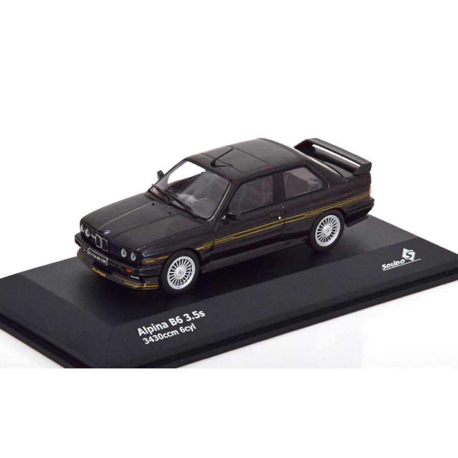SOLIDO solido 1/43 BMW Alpina B6 3.5S E30 ブラックメタリック