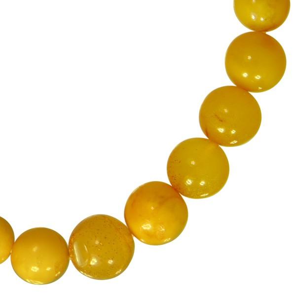 ハニーアンバー ブレスレット 琥珀 バルト海産 8-10mm 17.5cm 天然石