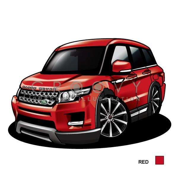 車好き プレゼント ランドローバー レンジローバー イヴォーク 車