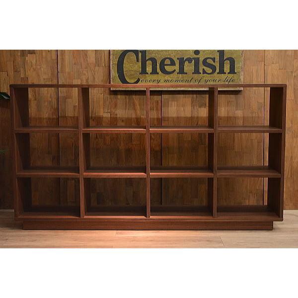 ウォールナット シェルフラック オープンラック 飾り棚 本棚 フリー