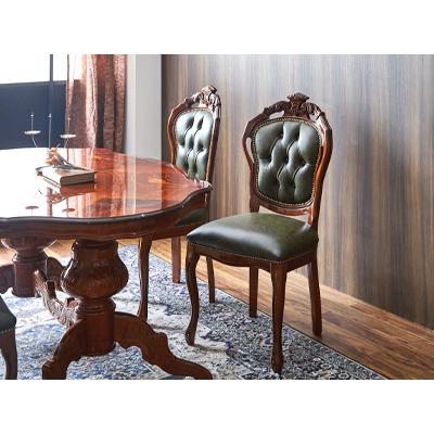 green（グリーン） イタリア製 ダイニングチェア 本革 送料無料猫脚