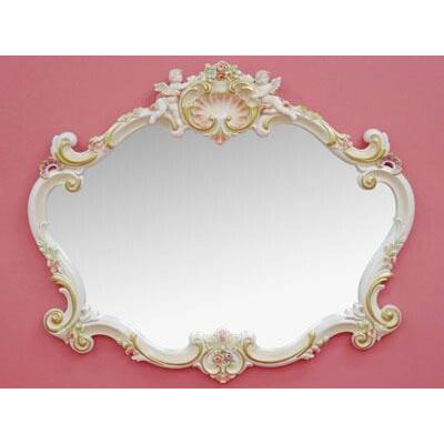 ☆新春クリアランスSALE！☆ ロココ調 エンジェルミラー 高級 鏡
