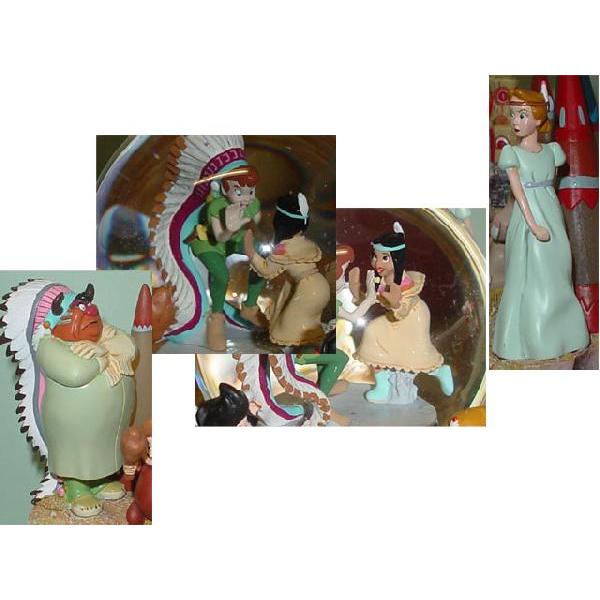 US ディズニー限定」 “ピーターパン” 55thアニバーサリー スノードーム