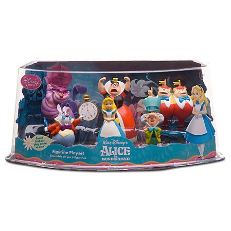 US ディズニー限定 ふしぎの国のアリス ミニフィギュアセット : エッヂ