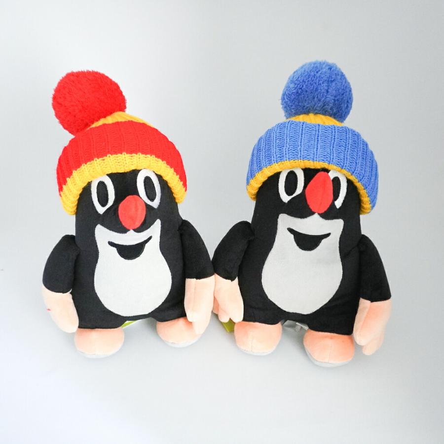 クルテク ぬいぐるみ（キャップ）｜チェコ 赤 青 キャラクター 25cm