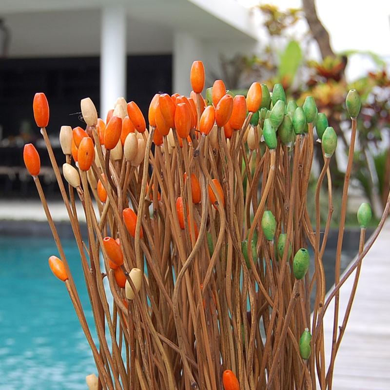 アートプランツ 造花 アートフラワー オブジェ アジアン 置き物 花