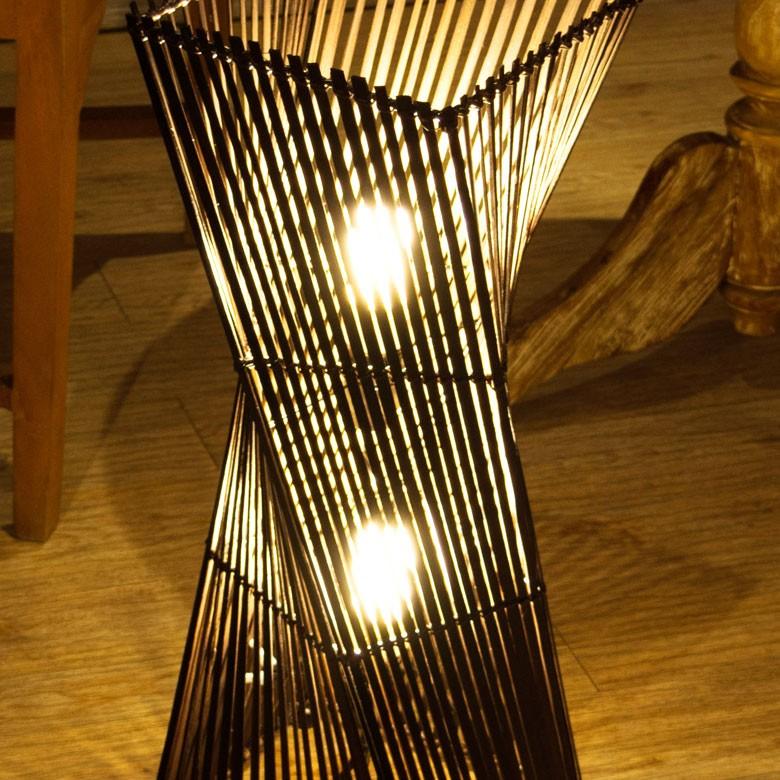 フロアライト 照明 スタンド バンブー製 竹 高さ約60cm アジアン バリ