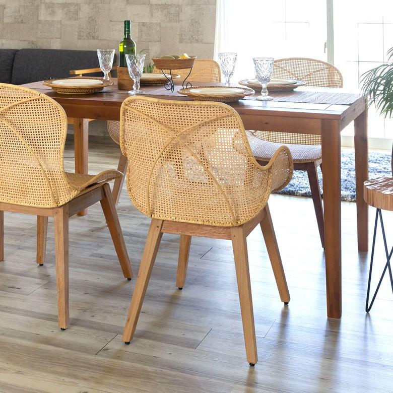 チェア ラタンチェアー ラタンチェア ダイニングチェア イス ラタン 籐