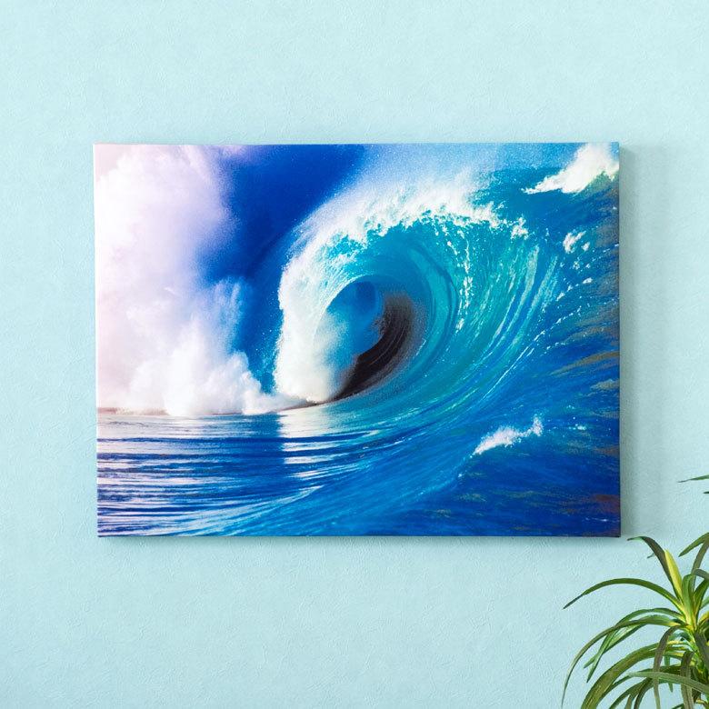 ELEMENTS アートパネル ビッグウェーブ アート キャンパス パネル