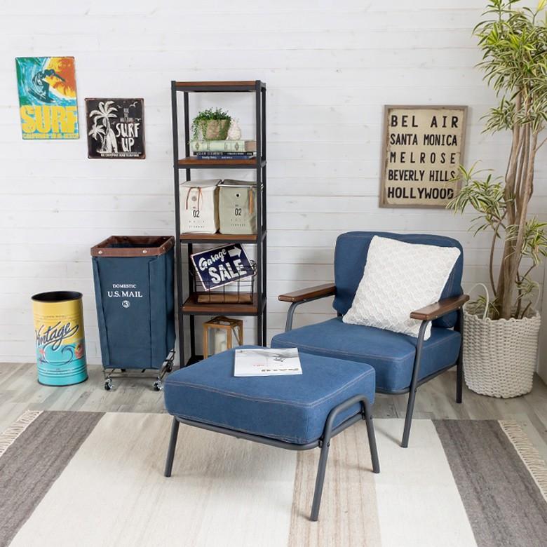 ソファー ソファ オットマン デニム コンパクト セトラシリーズ