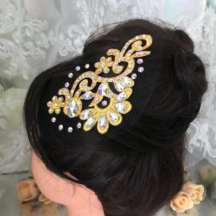 社交ダンス 競技ダンス ヘアアクセサリー 髪飾り ヘア飾り ラテン