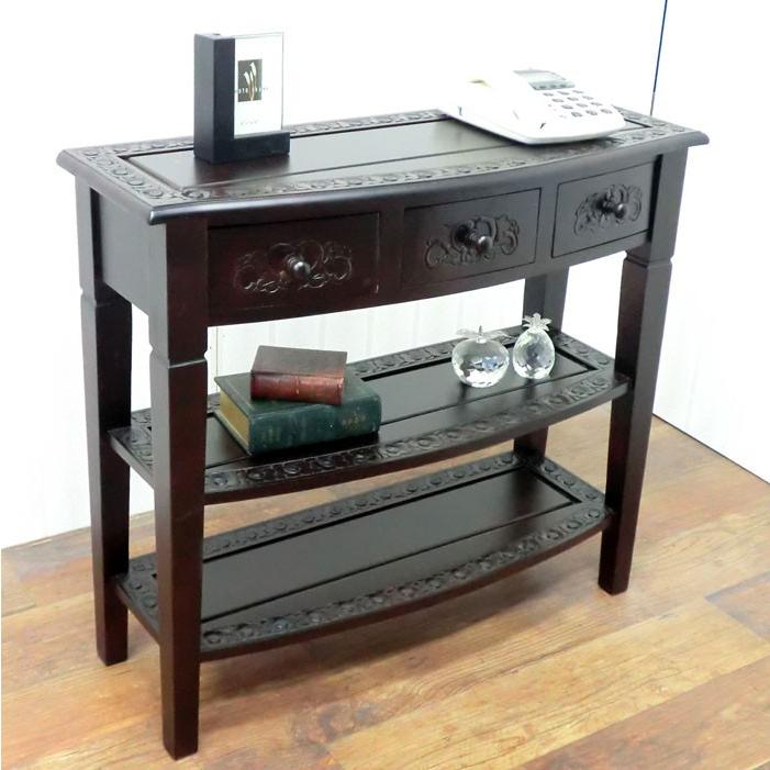 フラワーコンソール 送料無料 アジアン家具 キャビネット チェスト