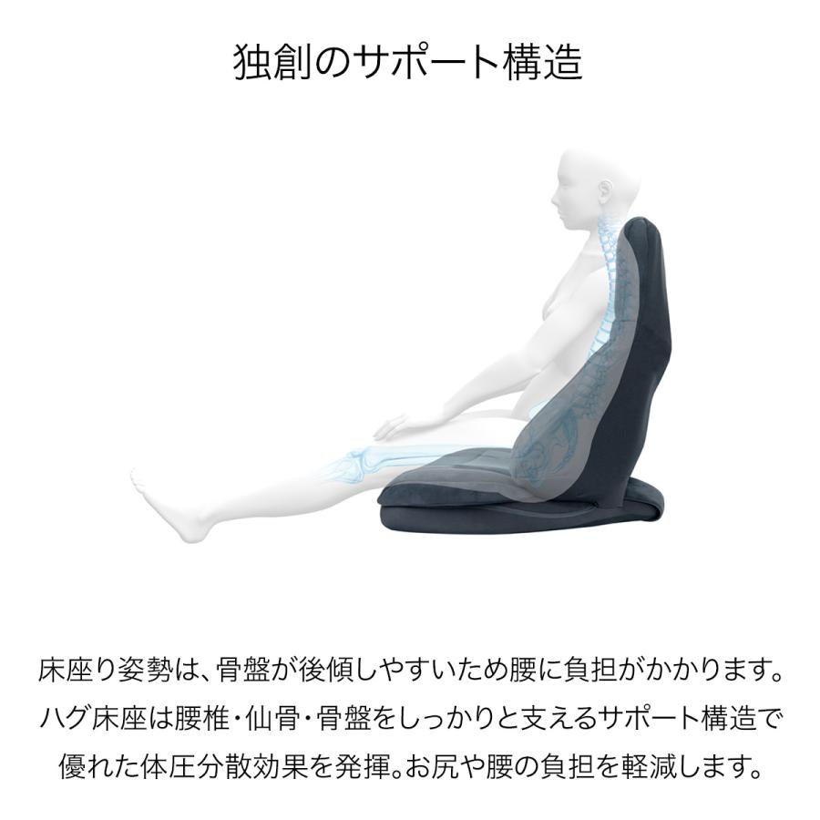 EXGEL（エクスジェル） 座椅子 おしゃれ 高級 腰痛 骨盤 ハイバック