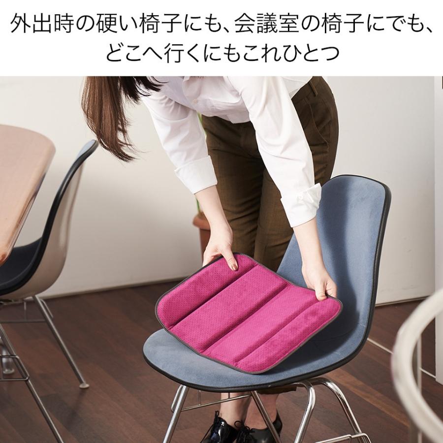 EXGEL（エクスジェル） ジェルクッション クッション 持ち運び 薄い