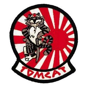 ミリタリー ワッペン パッチ U.S.Navy TOM CAT SAMURAI トムキャット