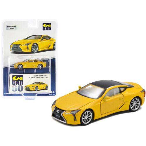 エラカー EraCar 1/64 レクサス lexus LC500 イエロー 黄色 TOYOTA