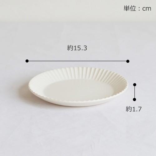 SAKUZAN ストライプ Stripe 丸皿 S 15.3cm プレート 作山窯 美濃焼