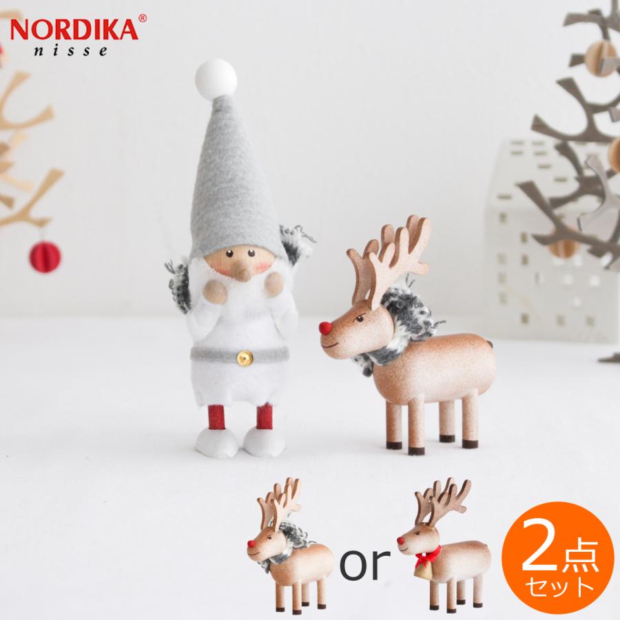 ノルディカニッセ スカーフサンタ サイレントナイト ＋ トナカイ