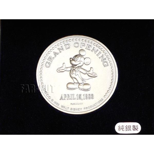 東京ディズニーランド TDL グランドオープニング記念 1983年 純銀製