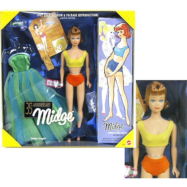 バービー ミッヂ復刻ドール 人形 35周年記念 35th Anniversary Midge