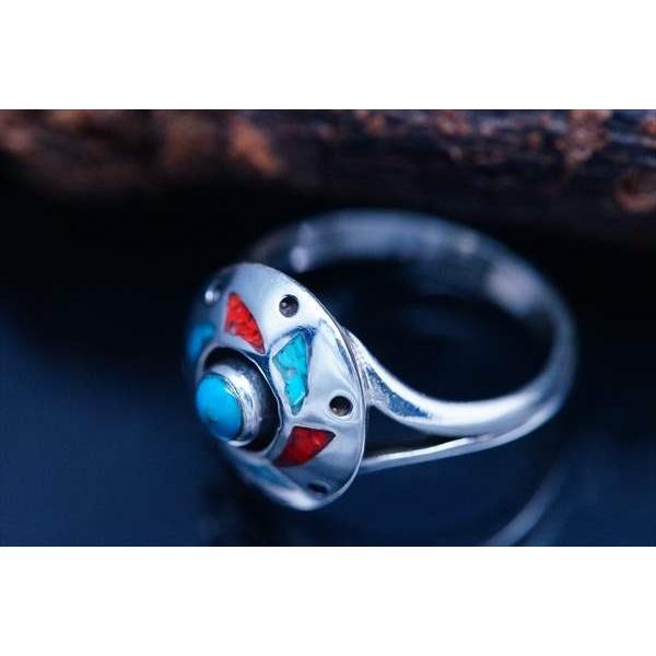 Indian Jewelry インディアンジュエリー ターコイズ 珊瑚 レッド