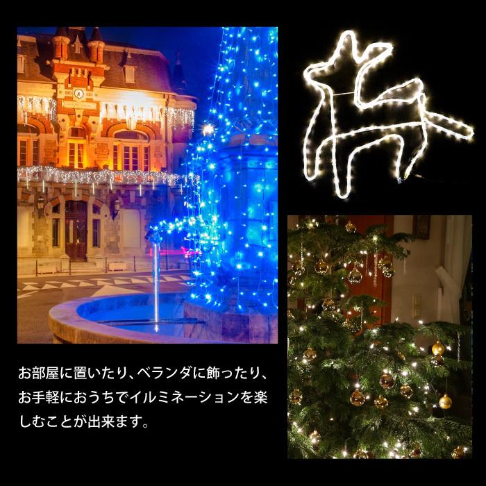イルミネーション 屋外用 LED トナカイ 防水 モチーフライト 店舗