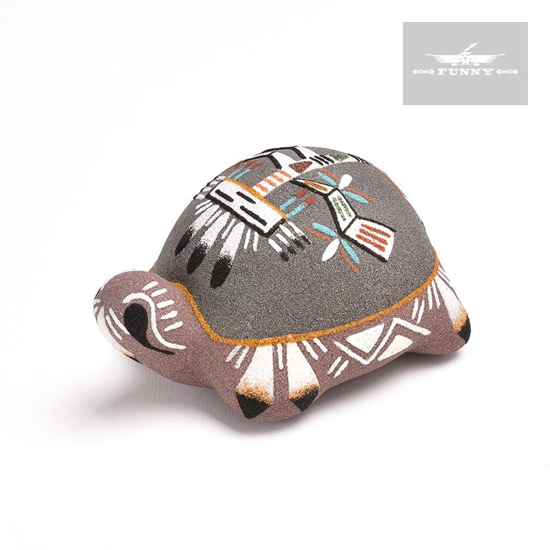 FUNNY公式ストア ナバホ族 サンドペンイント サンドアート 亀
