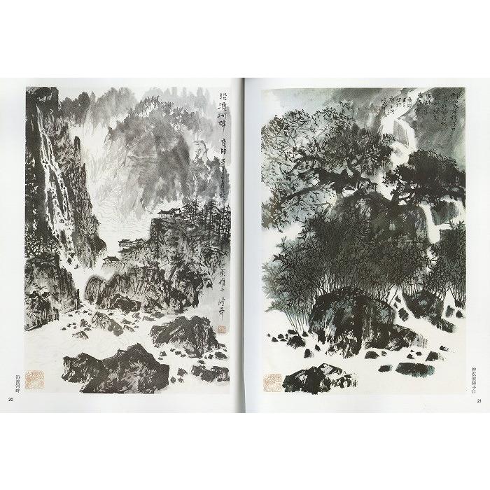 水墨画 / 水墨画集 中国画集 墨彩画 絵手紙 日本画 山水 [山水画集