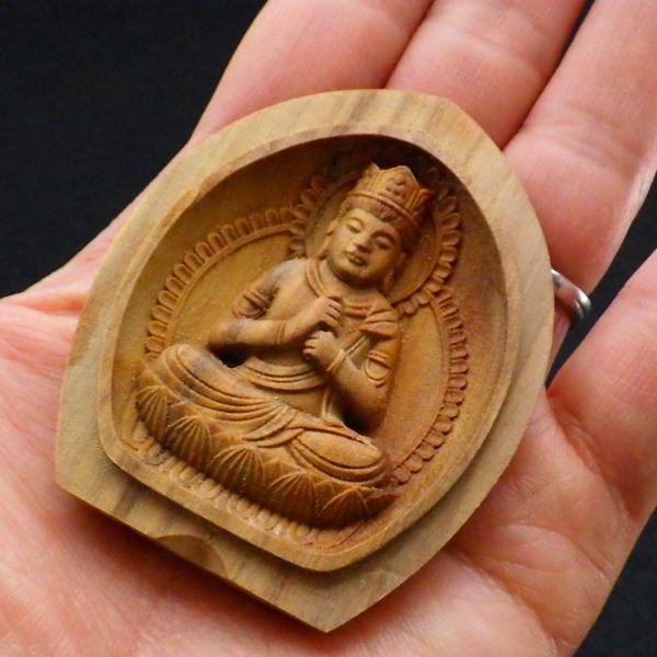 開運 木彫り 仏像 十二支 御守り本尊 大日如来 お守り 守護仏 開運