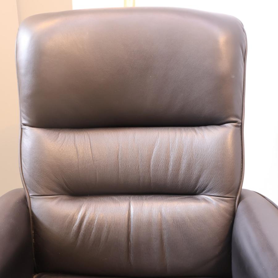 karimoku カリモク 本革 デスクチェア XS1300 高級感 レザー アーム