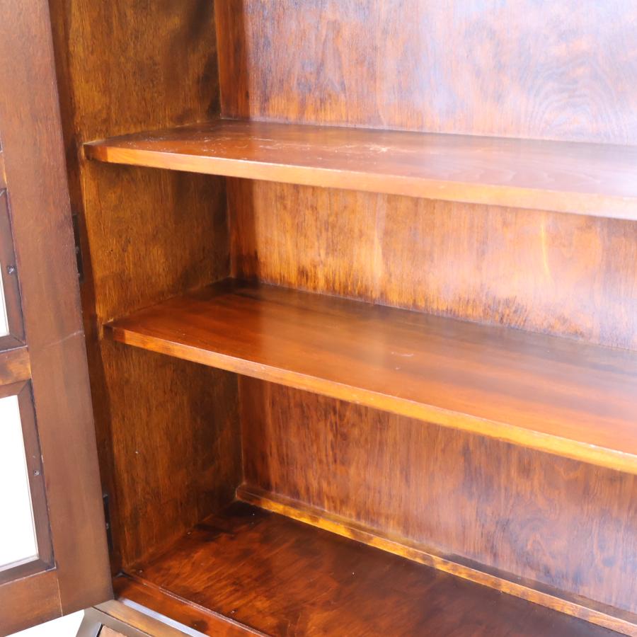 松本民芸家具 ミズメザクラ無垢材 重H型ボールフットビューロー