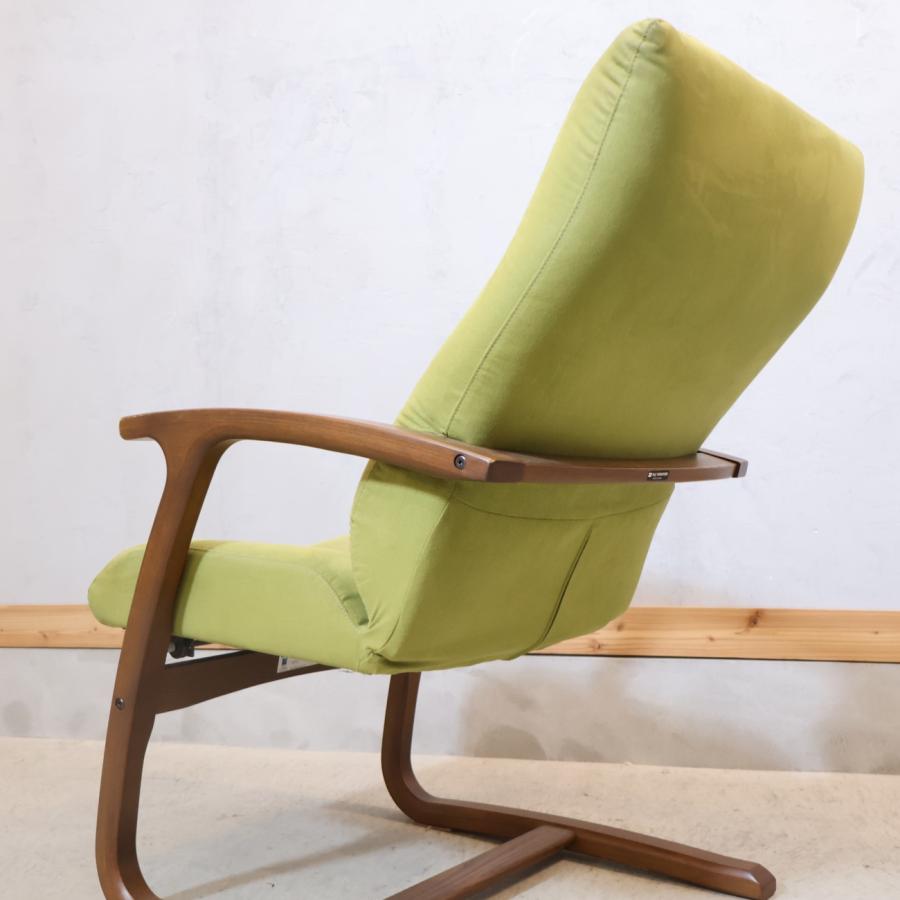 FUJI FURNITURE 冨士ファニチア リクライニングソファ 曲木 シングル