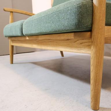 CRASH GATE クラッシュゲート ARNE アルネ オーク材 2人掛けソファー